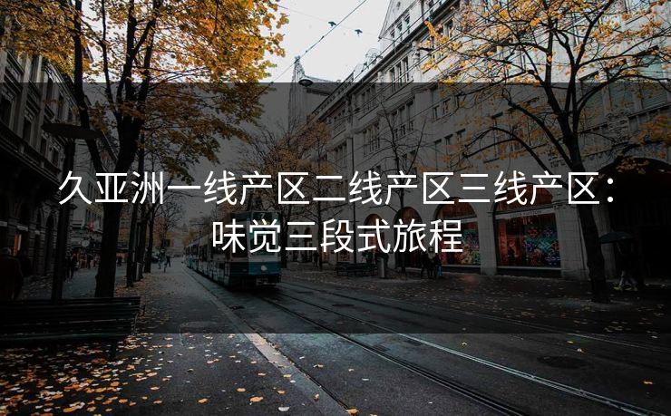 久亚洲一线产区二线产区三线产区：味觉三段式旅程